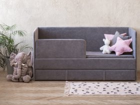 Диван-кровать Happy (темно-серый) в Нагорном - nagornoe.mebel-nsk.ru | фото