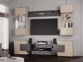 Гостиная Фэнтези (кашемир/графит) в Нагорном - nagornoe.mebel-nsk.ru | фото