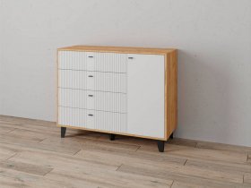 Комод «Катрин-13» (дуб крафт золотой/карбон фарфор) в Нагорном - nagornoe.mebel-nsk.ru | фото