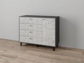 Комод «Катрин-13» (графит/мальта) в Нагорном - nagornoe.mebel-nsk.ru | фото