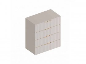 Комод с 4 ящ. «Тефия» (тефия/софт сантьяго) в Нагорном - nagornoe.mebel-nsk.ru | фото