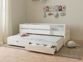 Кровать двухуровневая с ящиками «Лапландия» в Нагорном - nagornoe.mebel-nsk.ru | фото