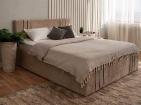 Кровать двуспальная 1,4м с подъем. мех. Леванте в Нагорном - nagornoe.mebel-nsk.ru | фото