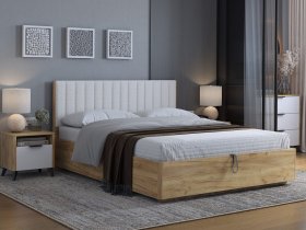 Кровать двуспальная 1,6м Юлия в Нагорном - nagornoe.mebel-nsk.ru | фото