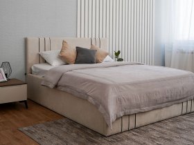 Кровать двуспальная 1,8м с подъем. мех. Леванте в Нагорном - nagornoe.mebel-nsk.ru | фото