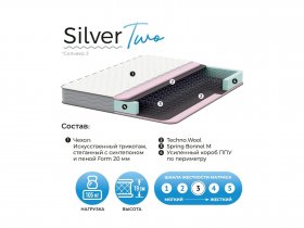 Матрас Silver Two в Нагорном - nagornoe.mebel-nsk.ru | фото