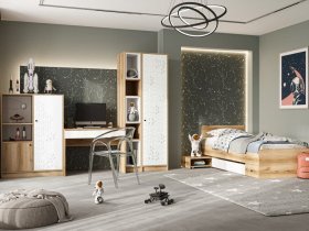 Модульная детская Киви в Нагорном - nagornoe.mebel-nsk.ru | фото