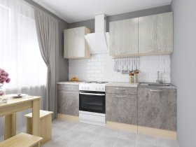 Модульная кухня Йота (пикард/цемент) в Нагорном - nagornoe.mebel-nsk.ru | фото