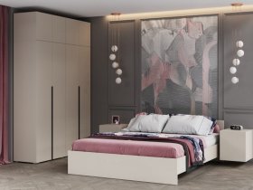 Модульная спальня Айри (кашемир) в Нагорном - nagornoe.mebel-nsk.ru | фото