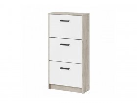 Обувница ОБ-2 Вега (дуб крафт серый/белый) в Нагорном - nagornoe.mebel-nsk.ru | фото