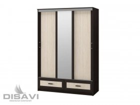 Шкаф-купе 3-х створчатый 1.5м Модерн в Нагорном - nagornoe.mebel-nsk.ru | фото